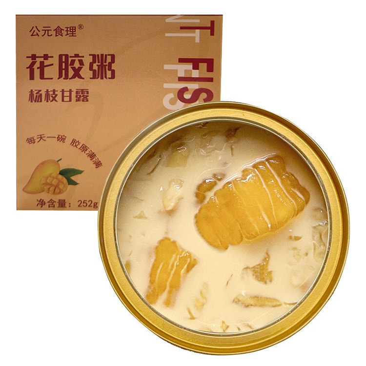 公元食理 杨枝甘露花胶粥即食 252 克