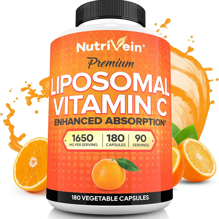 Nutrivein 脂质体维生素C 1650mg 1 盎司