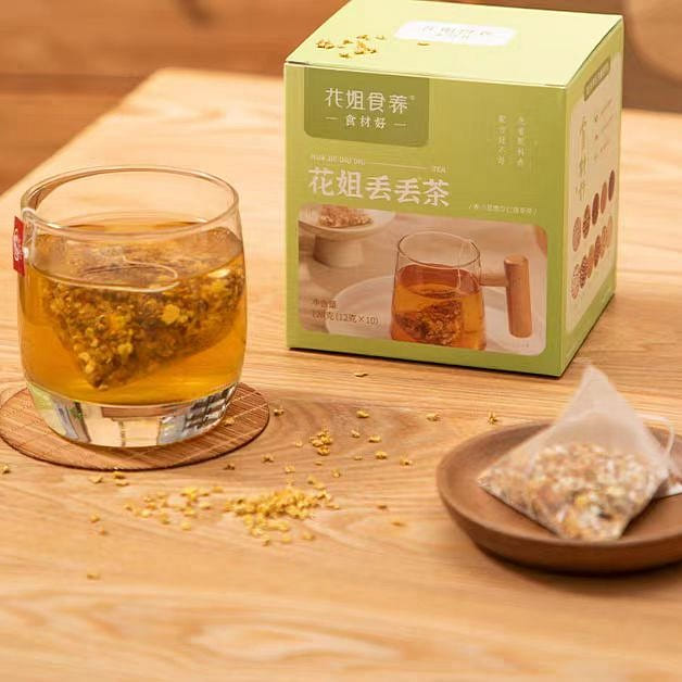 Hua Jie Shi Yang Chixiaodou Coix seed Poria tea 120g*1 box 120 g