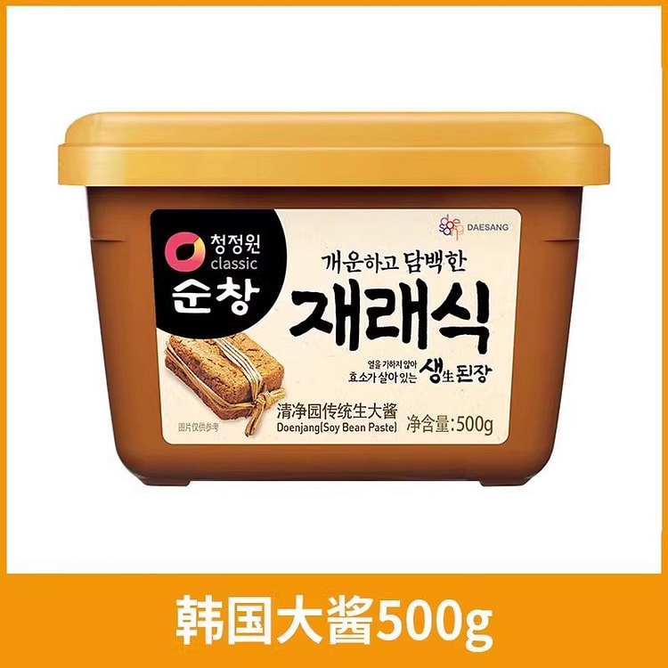 清净园大酱韩式农家豆瓣酱500g*1罐