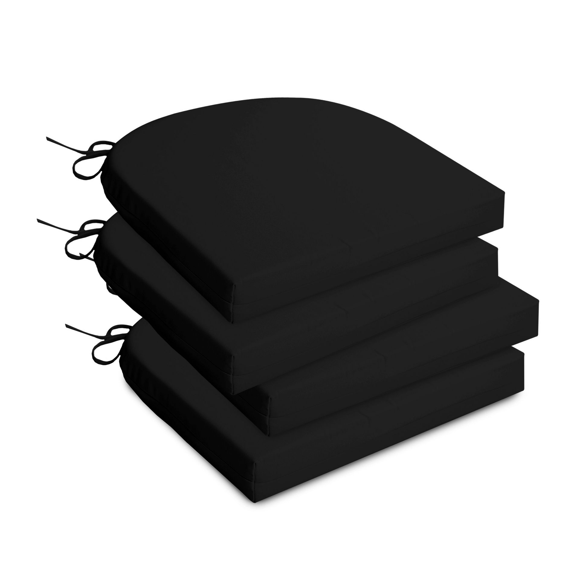 UNIKOME Outdoor Cushion Black 17"*16"*2" 1 กล่อง