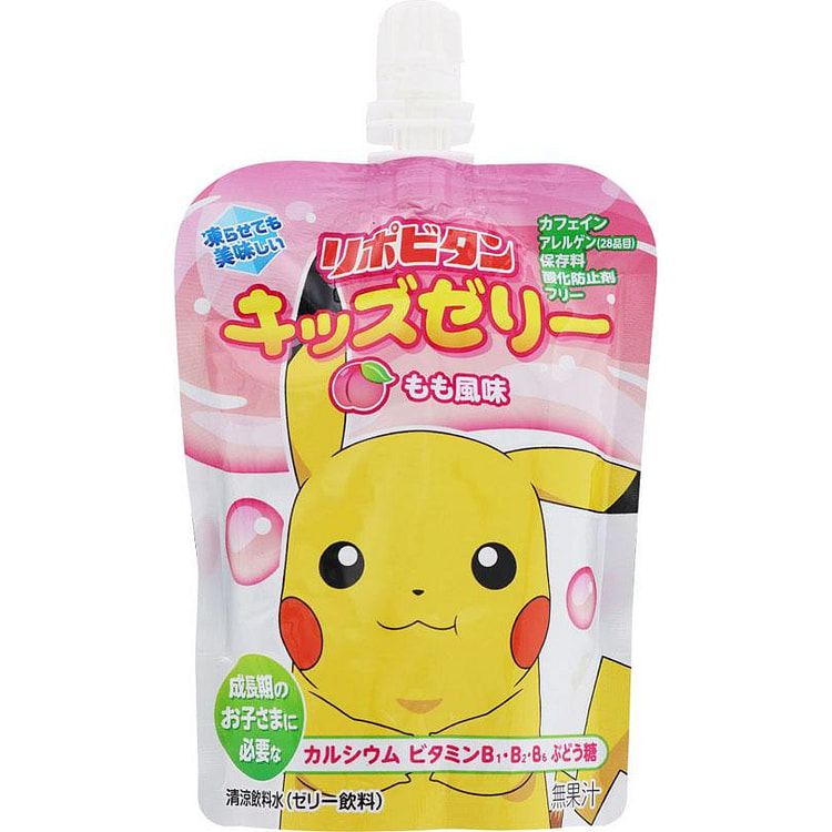 Taisho x Pokemon Lipovitan Kids Peach Jelly
