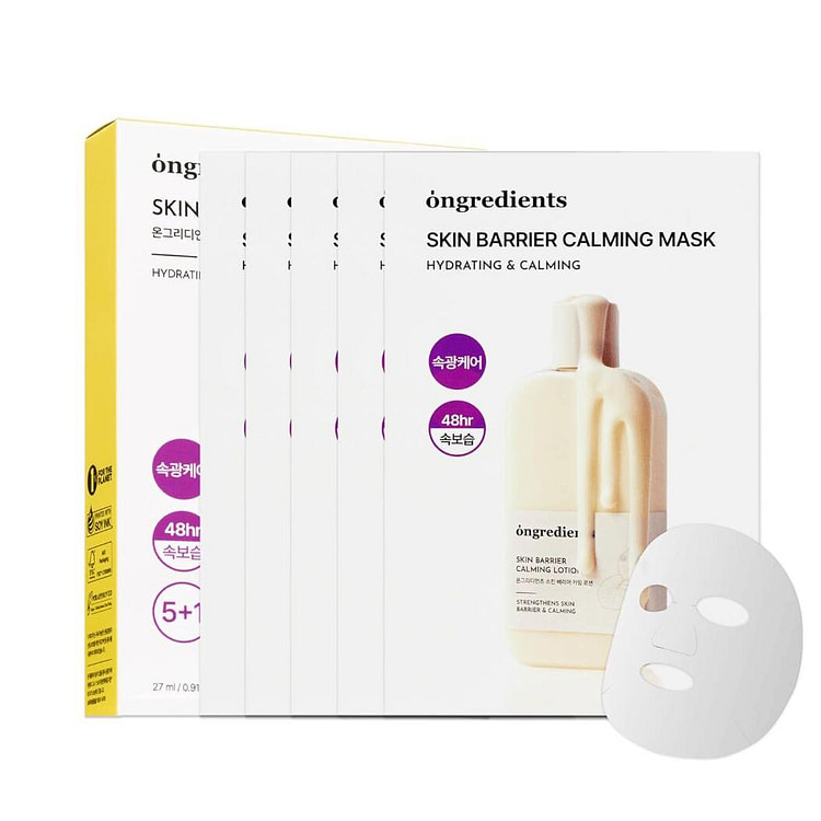 ONGREDIENTS Skin Barrier Calming Mask 6pcs 1 each