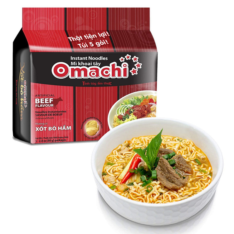Omachi 牛肉泡面 浓香款 2.72oz