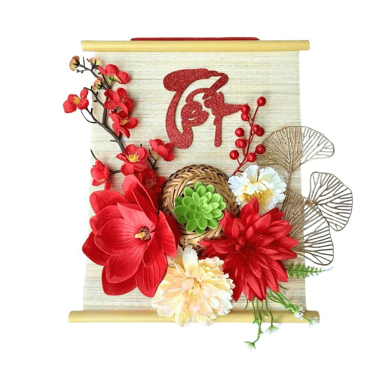 Tet Lunar New Year Wall Hanging Decoration 1 each