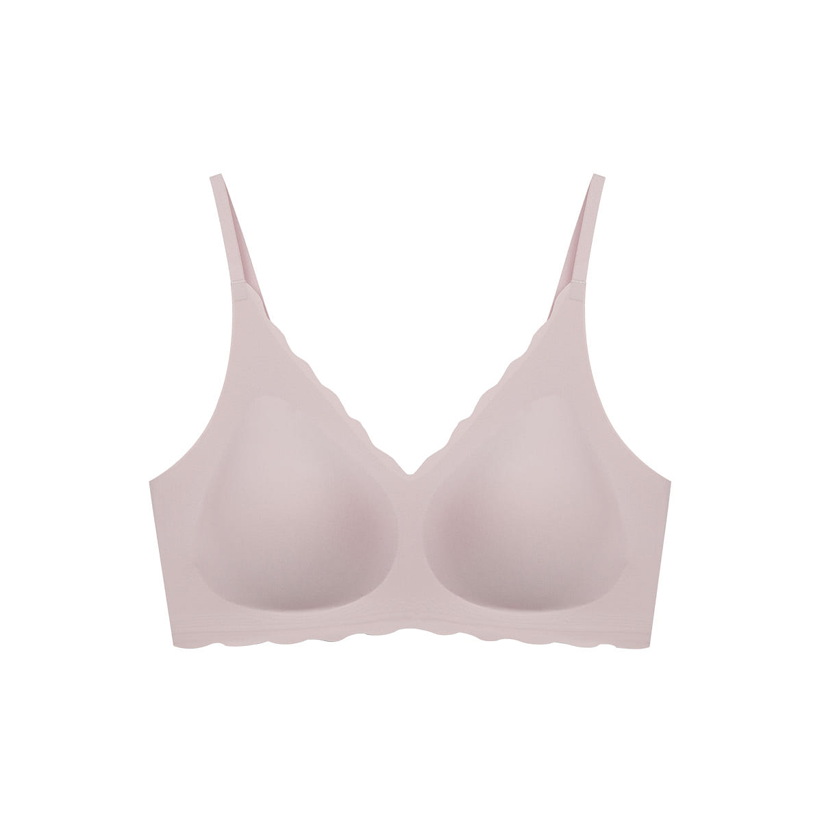 China Direct Mail Ubras No Size Commuter Small Flower Yang Non removable Chest Pad Bra – Back Hook Style – Standard – Orchid Smoke Color – One Size 100 g