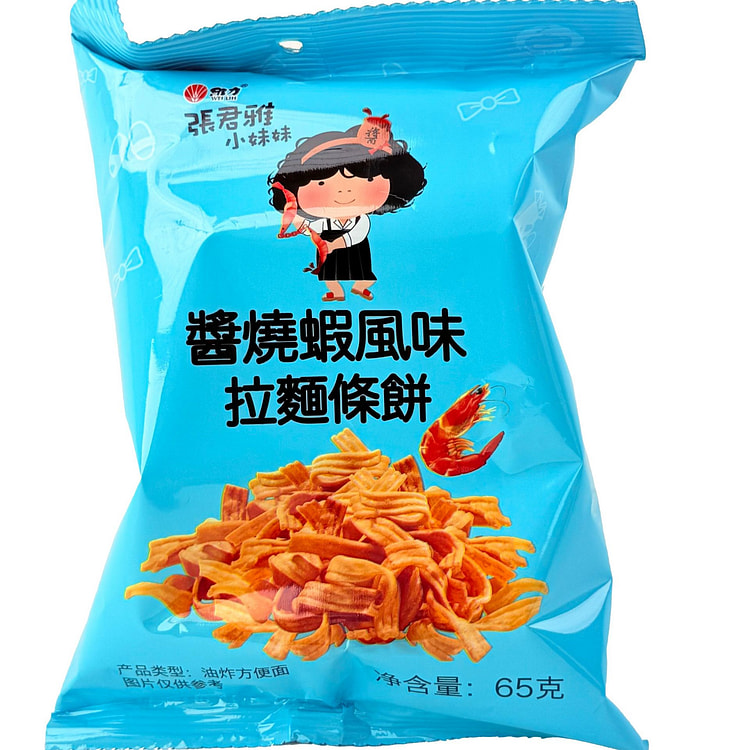 Jin Jan Ya Sauce-Grilled Shrimp Flavor Ramen Snack 65 g