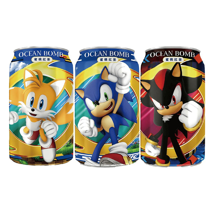 Sonic Peach Black Tea (Randomly Design) 330 ml