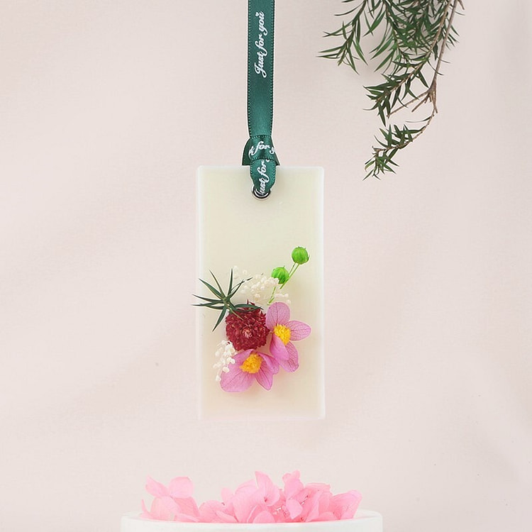 香薰蜡片香挂件净味清新香氛 （60%）英国梨小苍兰 1 个