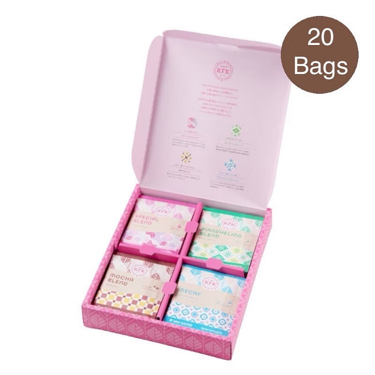 KFK Drip Coffee Gift Box Asanoha 20 Bags 1 each