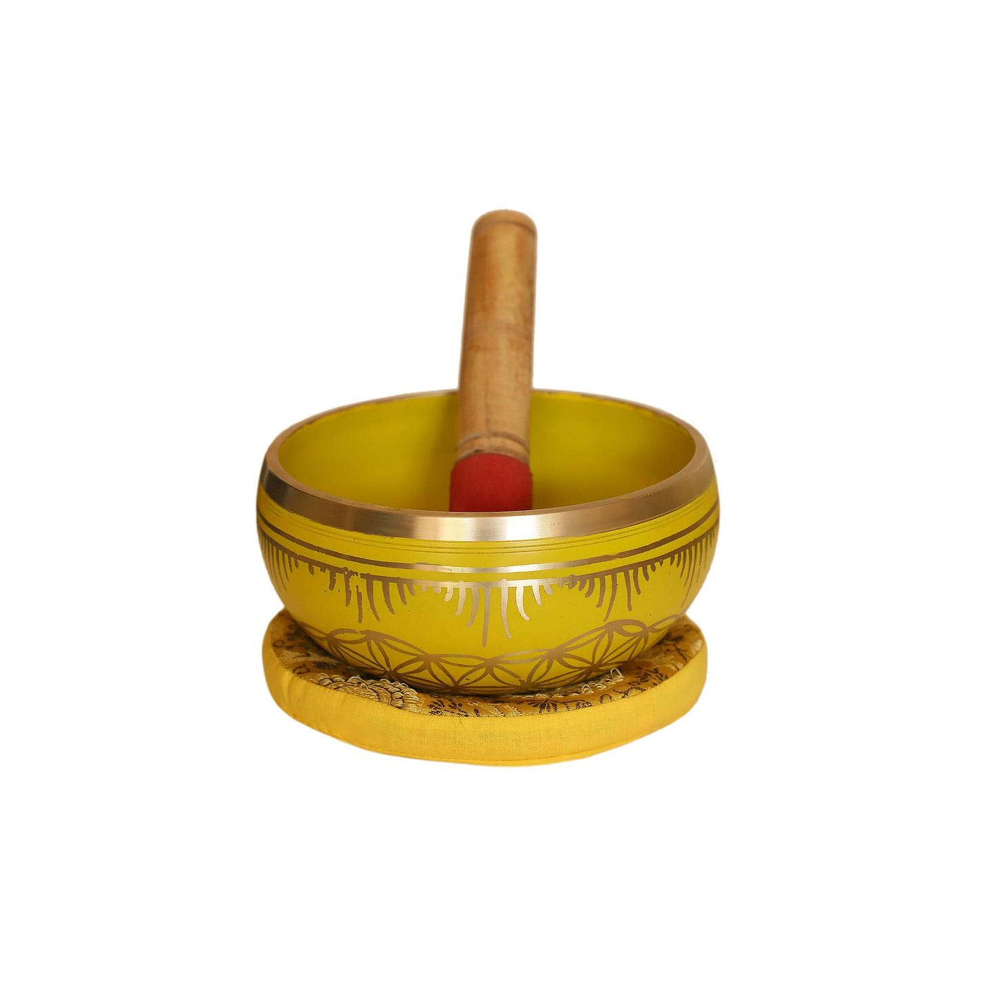 Cottage Handicraft, Solar Plexus Chakra – Yellow Singing Bowl 1 count