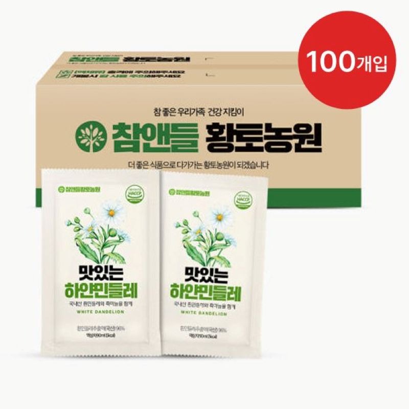 (Bundle) Cham & Deul White Dandelion Health Juice 90 ml