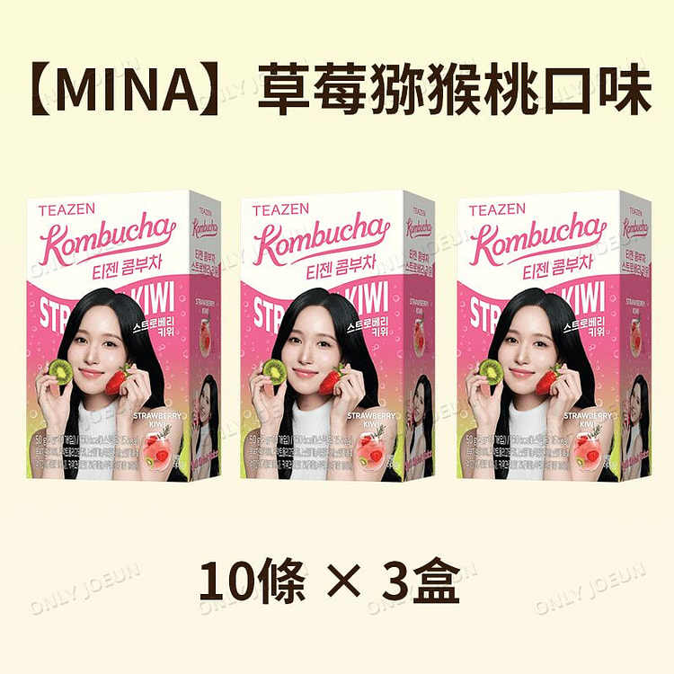 TWICE代言 TEAZEN 康普茶 草莓奇異果味 3 包