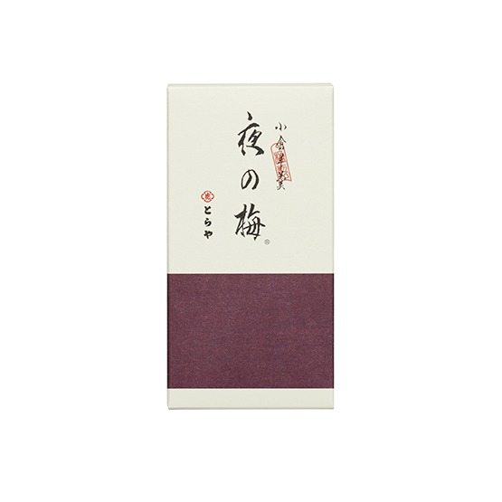 YORU　NO UME TORAYA Yoru No Ume Night's Plums Kokura Red Bean Yokan 330g 1 pc