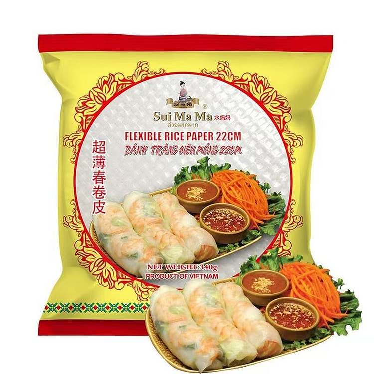 水妈妈 春卷皮340g*1袋 薄春饼皮