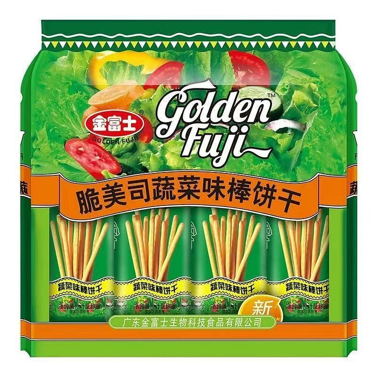 金富士 脆美司蔬菜味棒饼干 咸味手指饼干128g 1 包