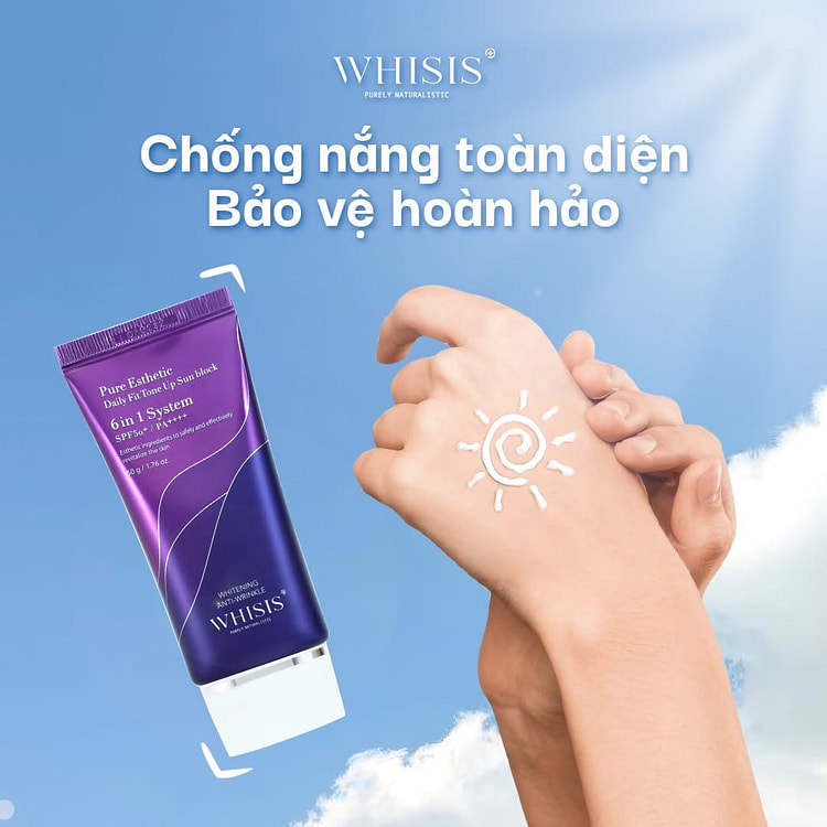 Whisis Esthetic Tone Up Sun Block SPF50+PA++++