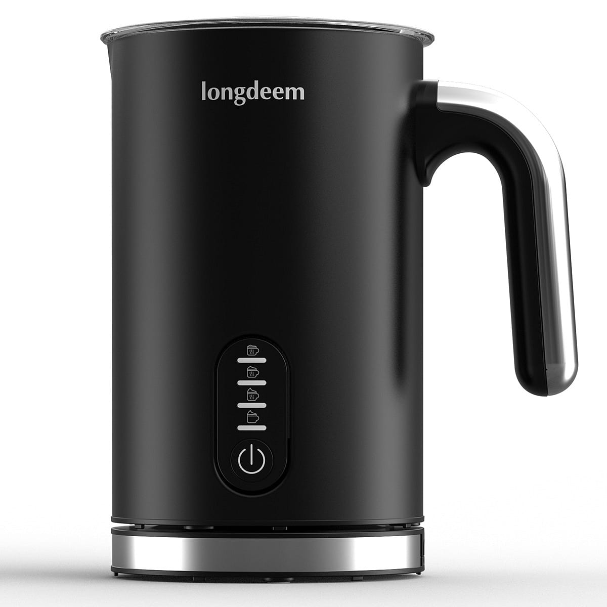 4-in-1 Electric Milk Frother, Black 1 count