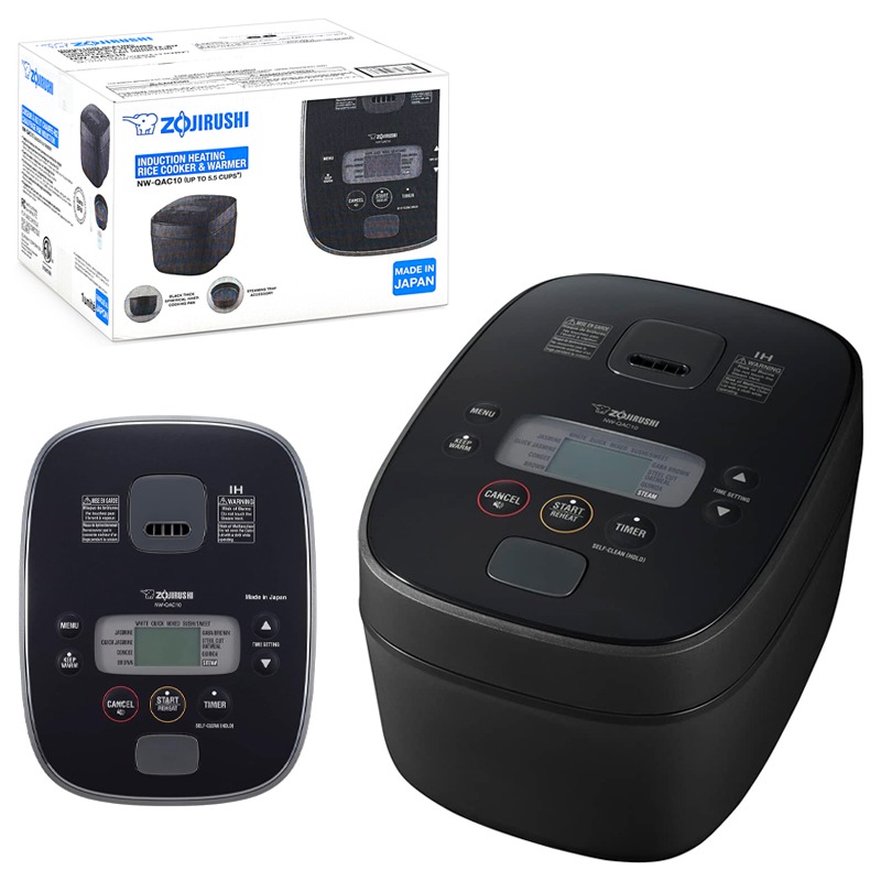 Zojirushi IH Rice Cooker/ Warmer 10 Cup Black 1 box
