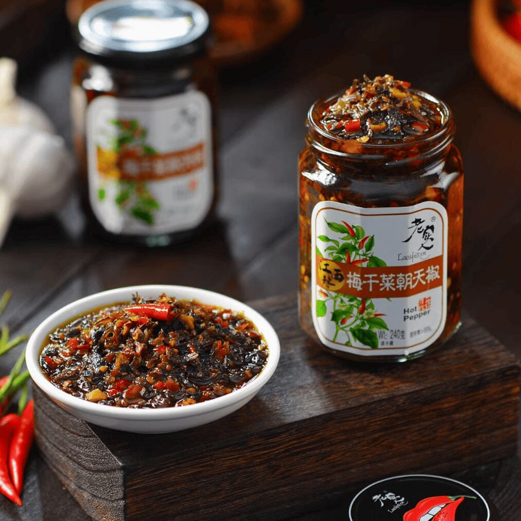 Honest Man's Dried plum vegetable chili sauce 240g 240 g