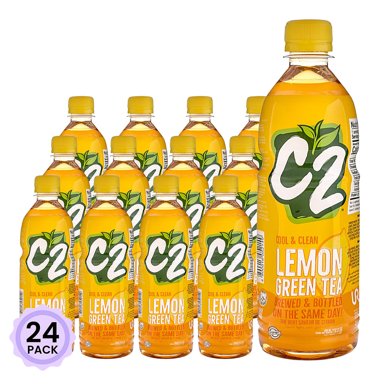 C2 柠檬绿茶 500 毫升*24 包