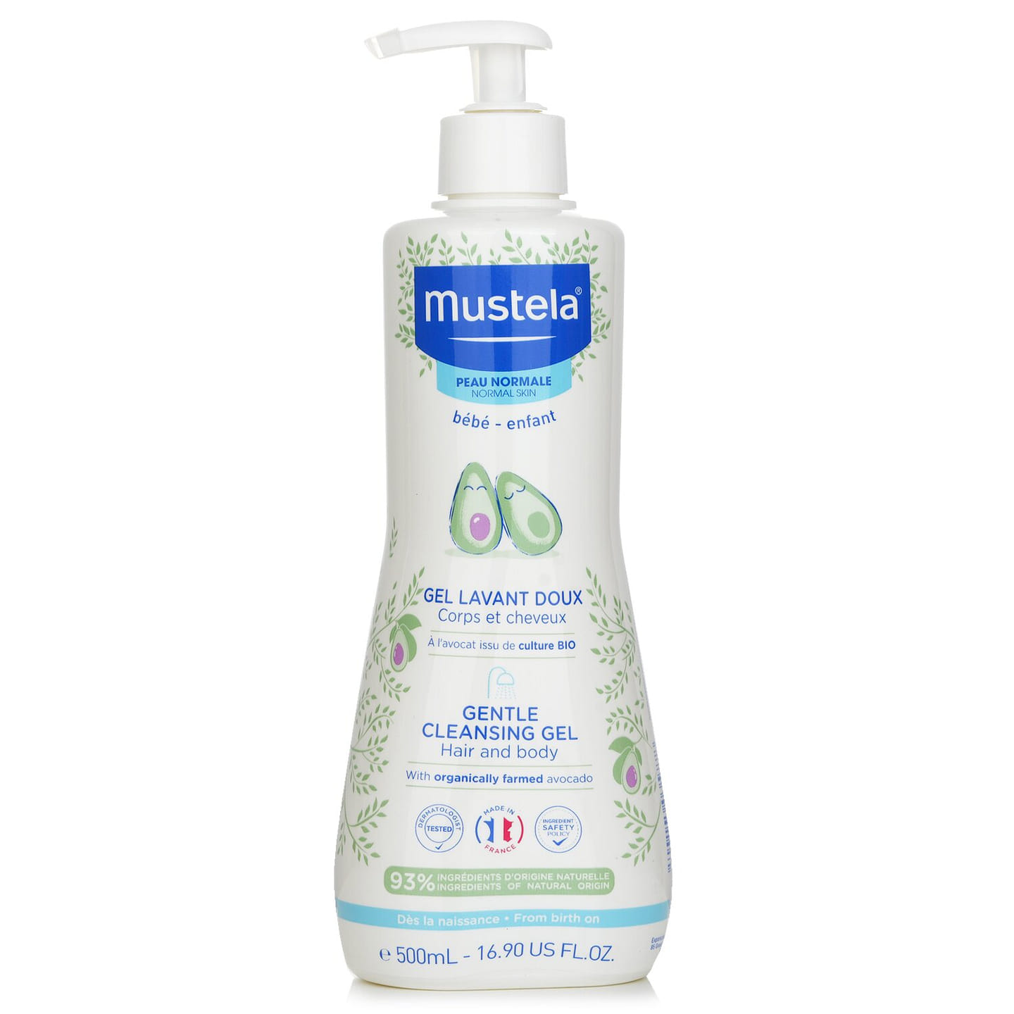 Mustela Gentle Cleansing Gel – Hair & Body 500 ml