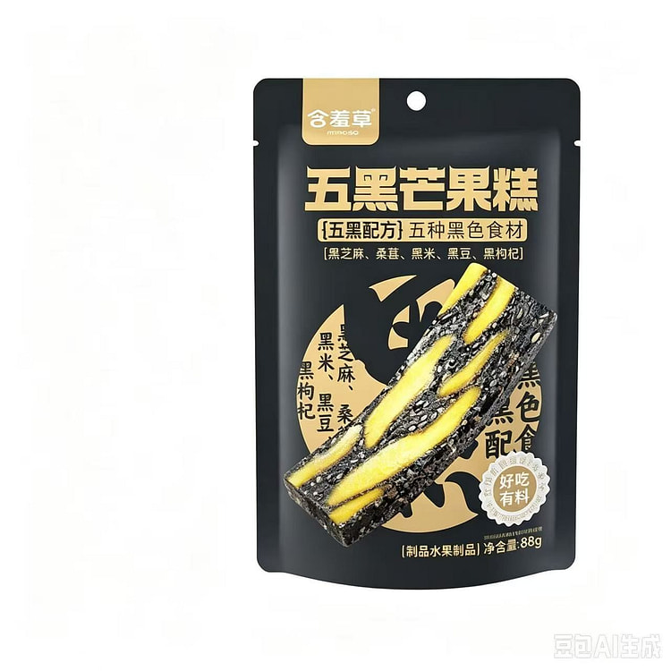 Mimosa Five Black Mango Cake 88g * 1 Pack 88 g