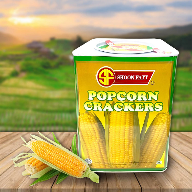 Malay Popcorn Cracker in Tin