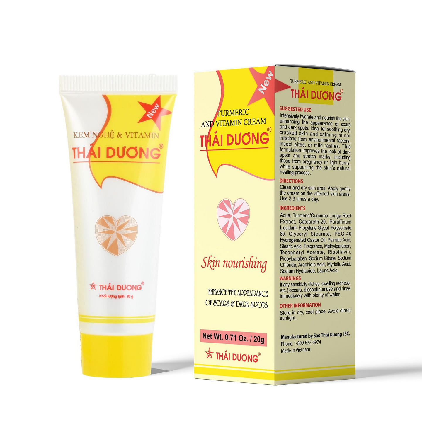 Thai Duong Turmeric & Vitamin Cream 1 each