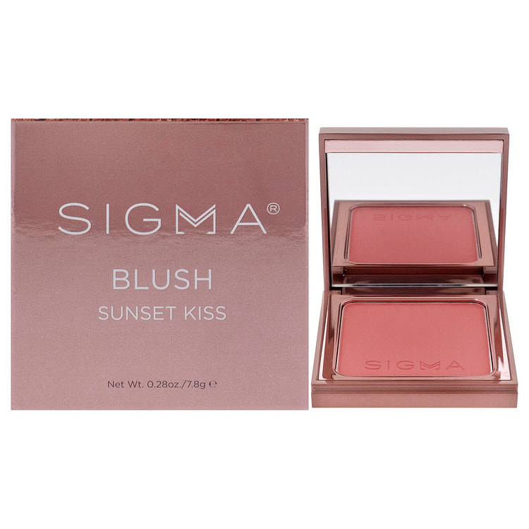 파우더 블러셔 - SIGMA 여성용 선셋 키스 - 0.28 oz 블러셔