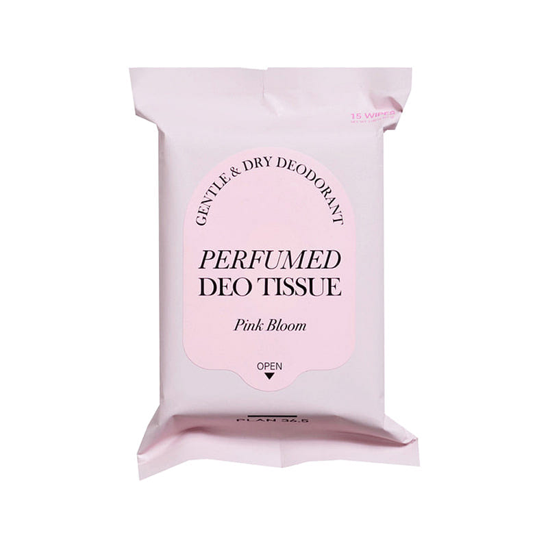 PLAN 36.5 Pink Bloom Perfumed Deo Tissue 15 Wipes 1 each
