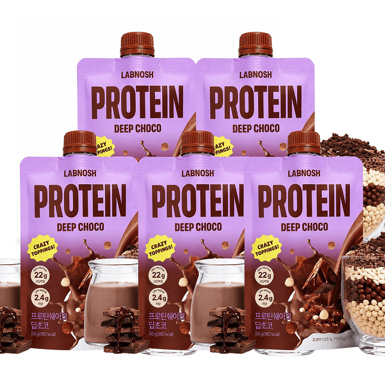 High Protein Low Sugar Shake Deep Choco 5 pack