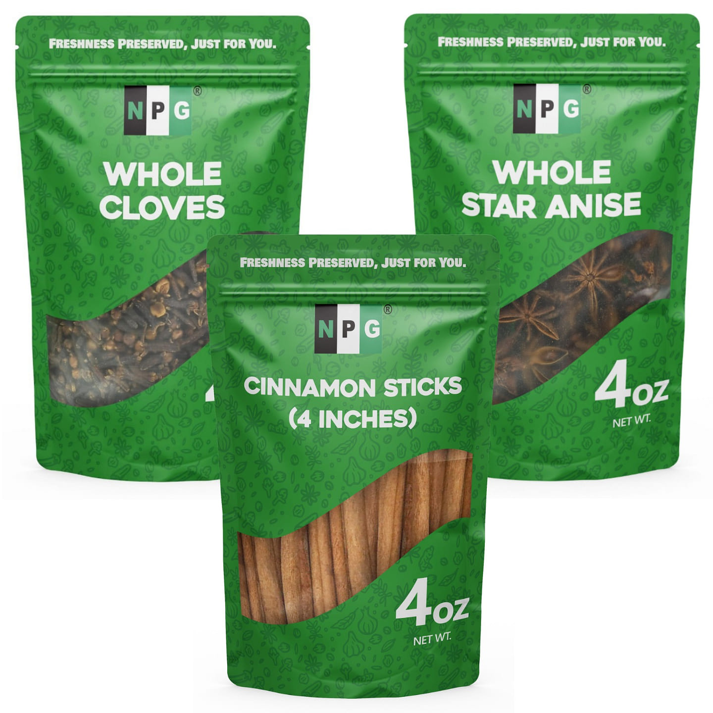 NPG Clove, Star Anise, Cinnamon Bundle 12 oz/ 340 g