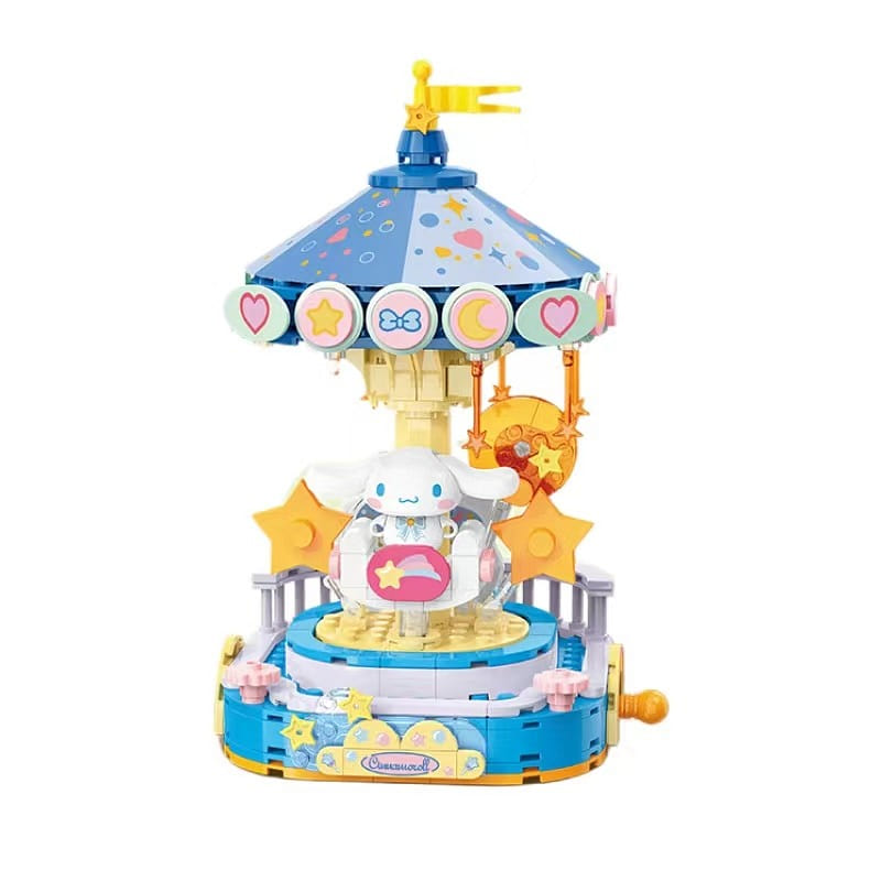 Sanrio Lego Building Blocks Colorful Amusement Park Birthday Gift-Cinnamon 1 each
