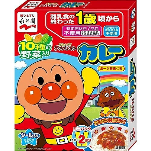 Nagatanien Anpanman Mild Pork Curry 100g 1 box