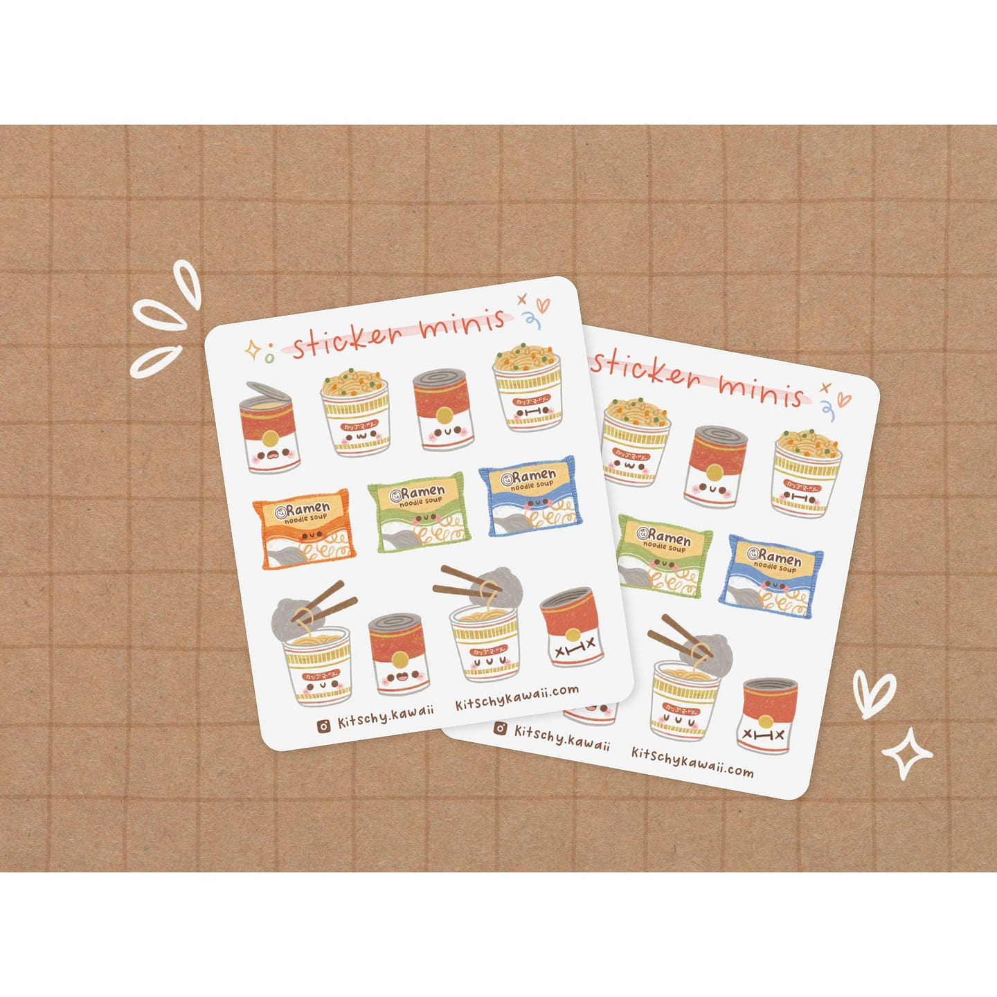 Soup Mini Sticker Sheet 1 each
