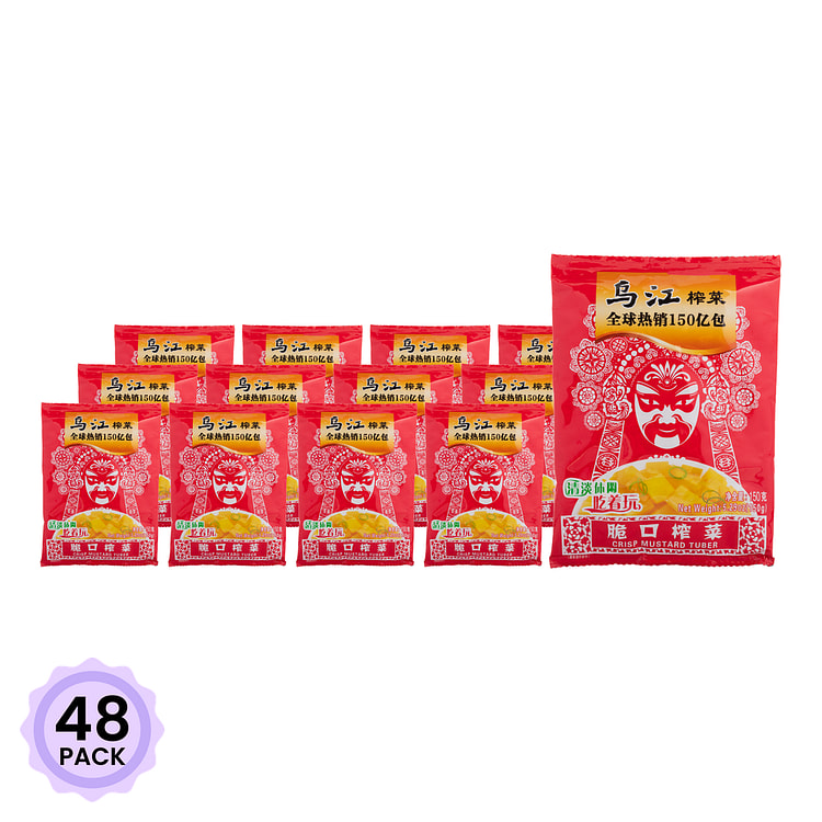 乌江 脆口榨菜 清香 150 克*48 包