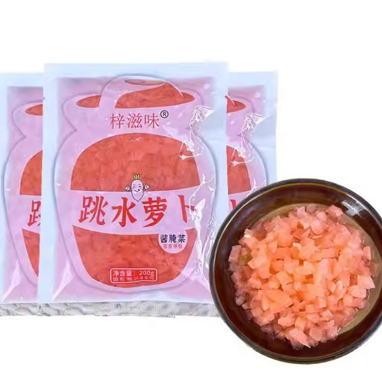 梓滋味跳水甜酸萝卜泡菜200g*1袋 200 克