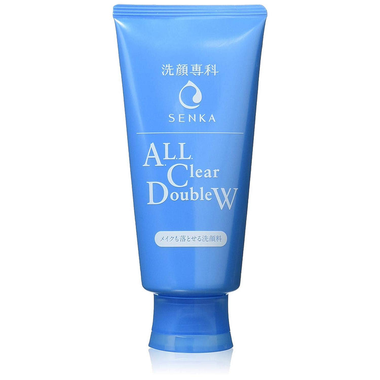 Shiseido Senka All Clear Double W Makeup Remover Face Wash 120g