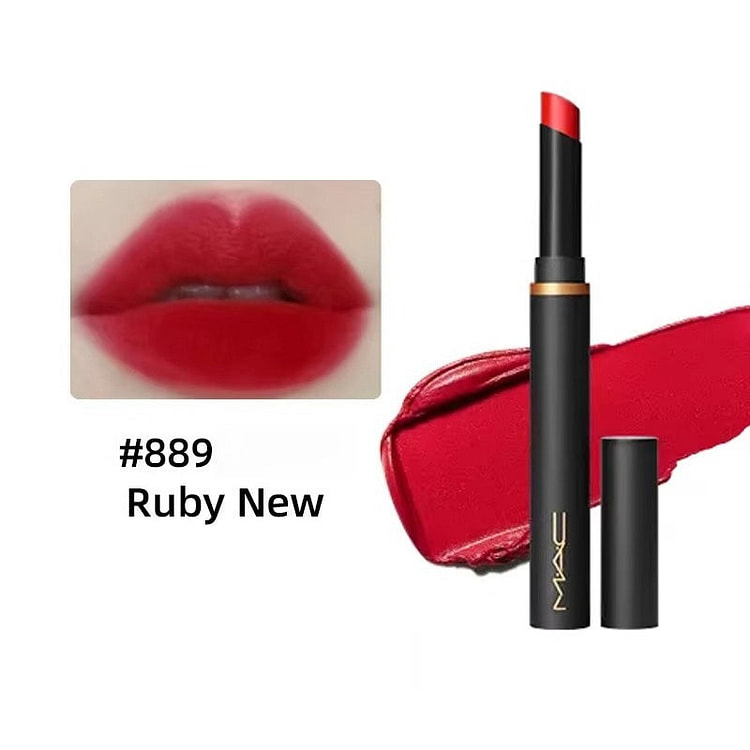 MAC 黑魔杖口红唇膏哑光持色显白 889宝石红 1 份