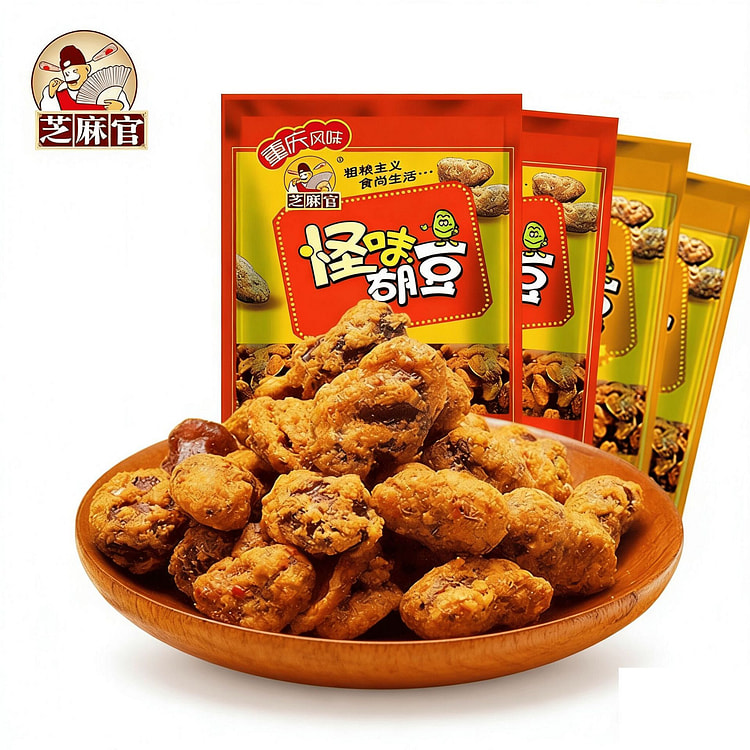 Zhima Guan Spicy Strange Flavor Broad Beans 420 g