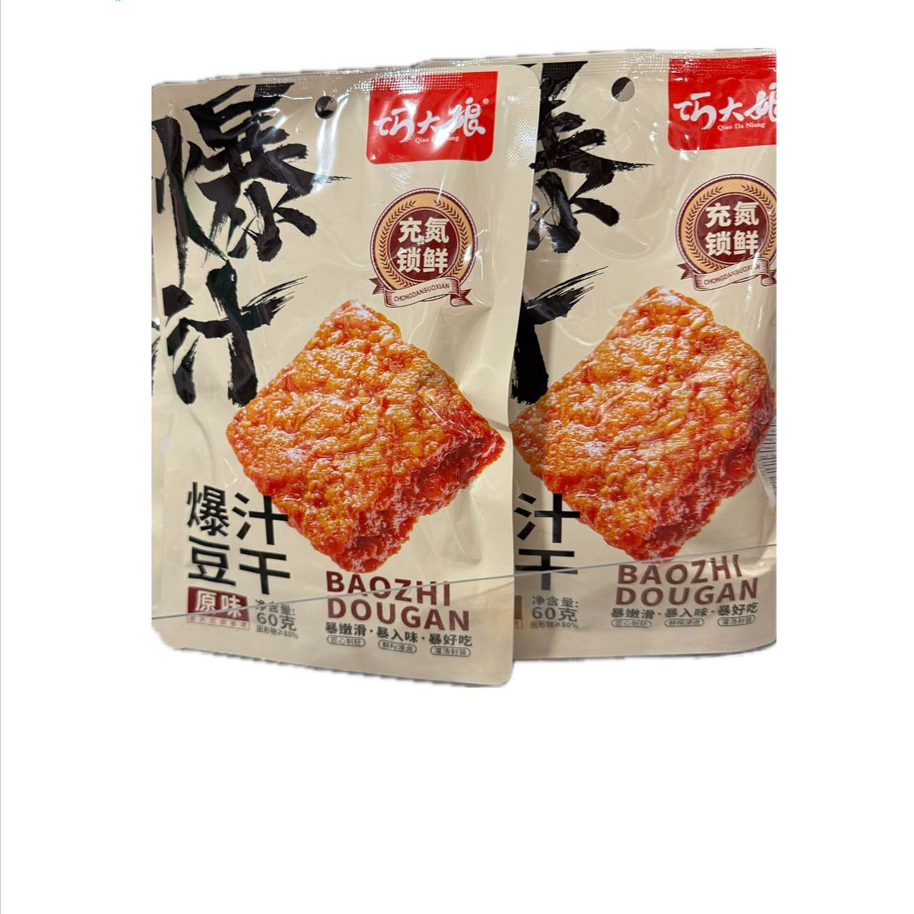 巧大娘 爆汁豆干 原味 60 克