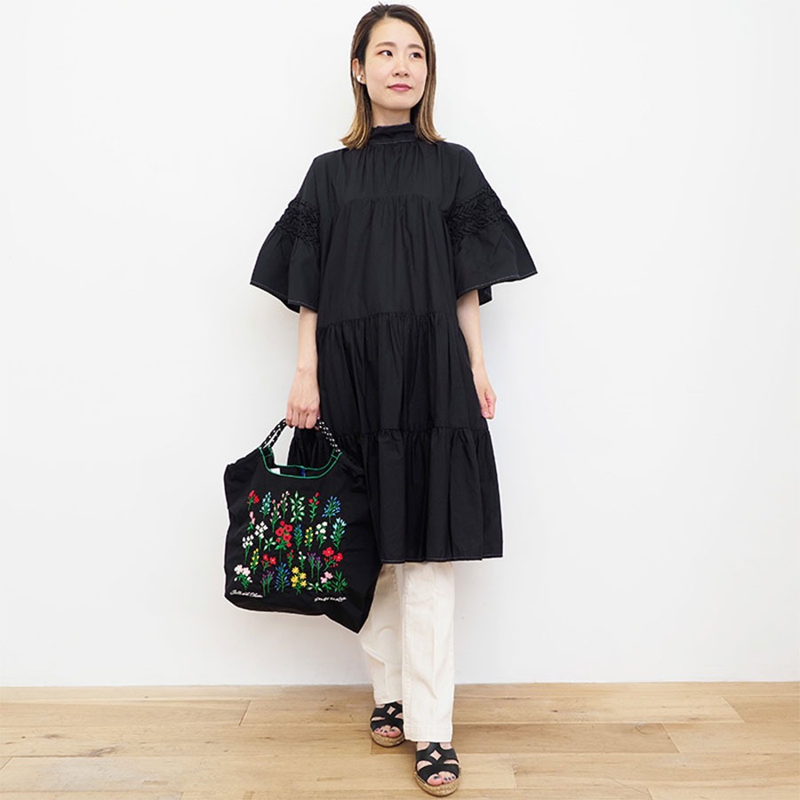Ball&Chain S.FLOWER 刺繍エコバッグ(M) - Weee!