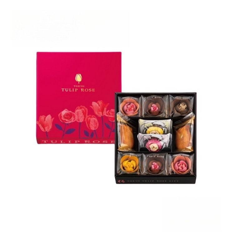 Flower Chocolate Biscuits Gift Box 10pcs