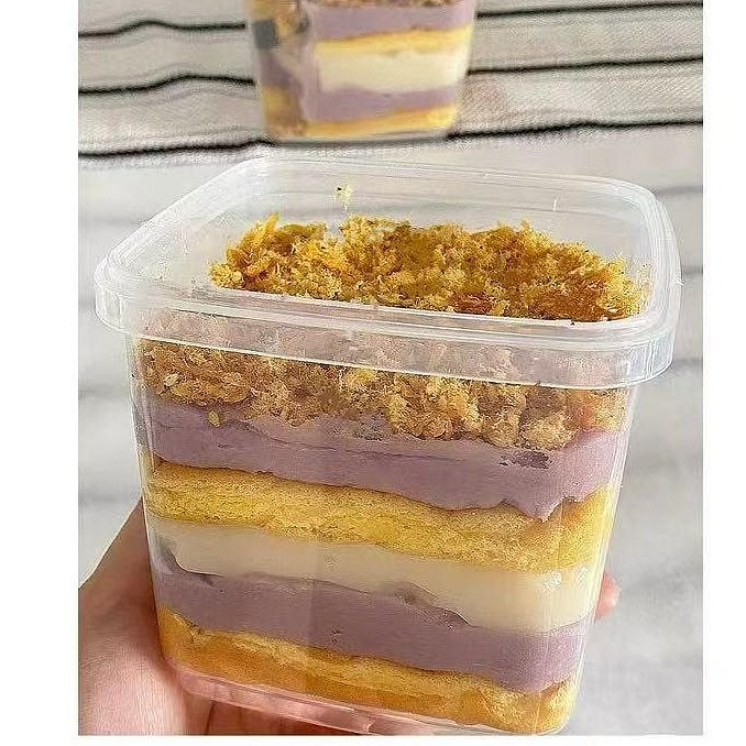 「甜品」芋泥米麻薯肉松盒子 12oz 1 盒