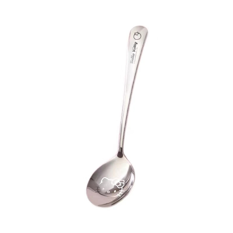 Sanrio Stainless Steel Spoon Dessert Spoon/Food Grade Craf - Hello Kitty 1Pc 1 count