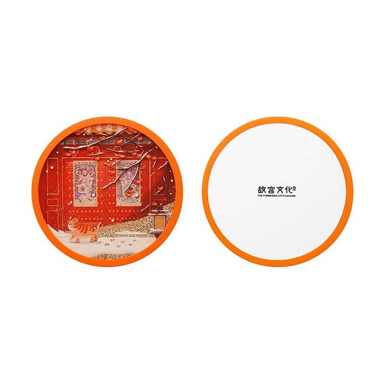 Flowing Sand Coaster Gift To Welcome Blessings10cm 1 box