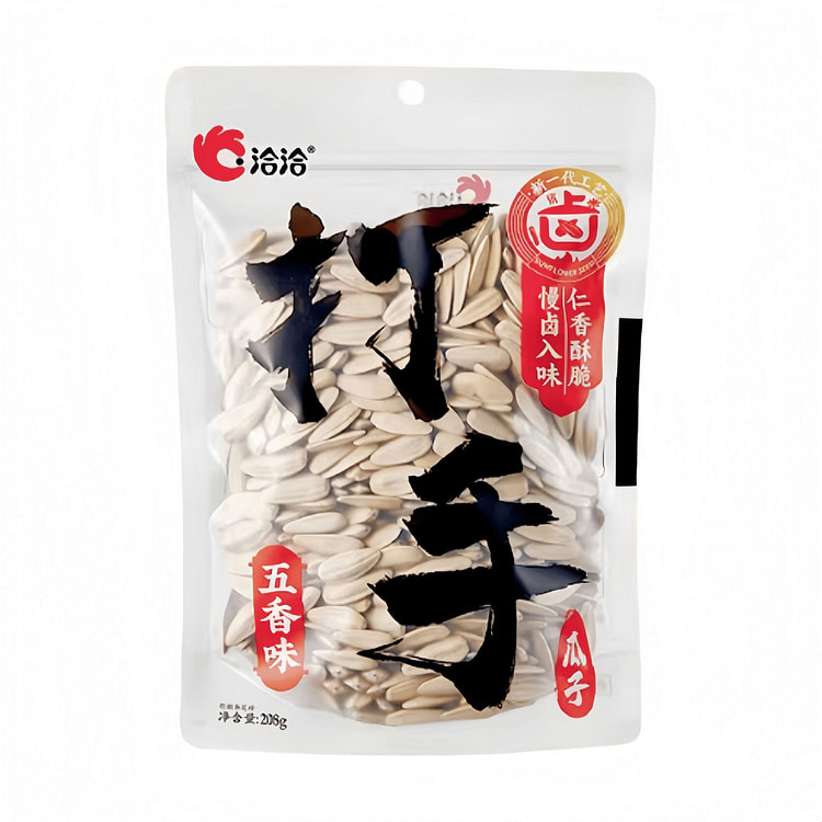 洽洽 水洗脱皮白瓜子打手瓜子五香味 208g*1袋 208 克