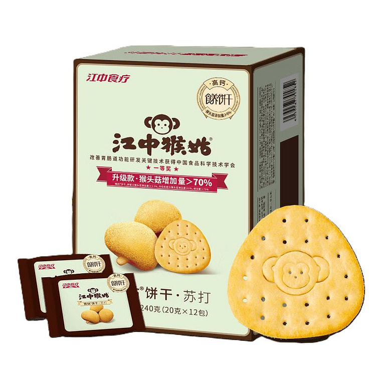 江中猴姑 咸香苏打饼干 240 克