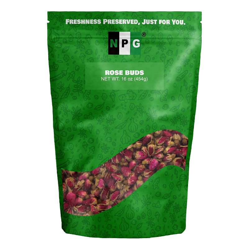 NPG Dried Rose Buds Flower Herbal Tea 454g 1 lb